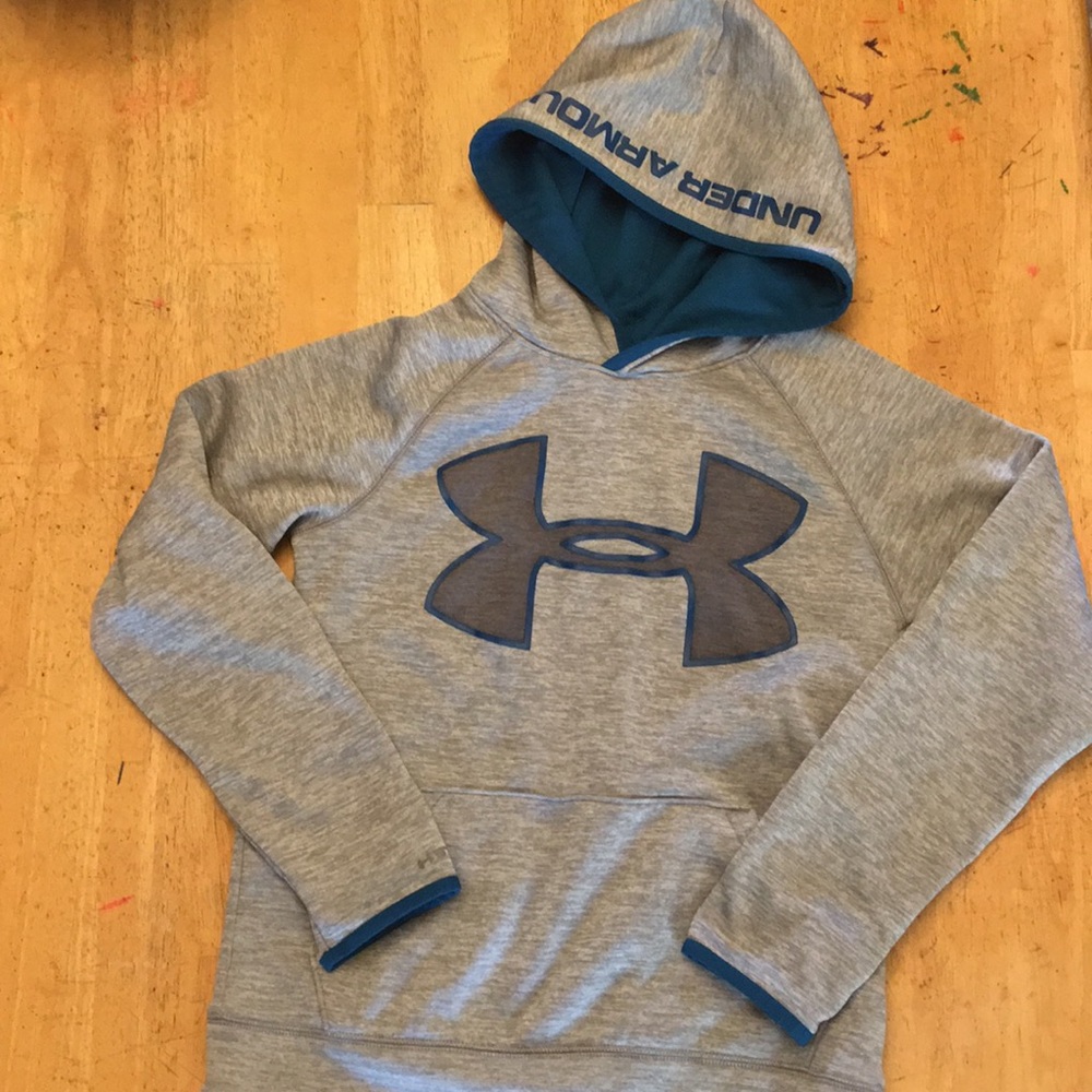 Under Armour grey and teal sweatshirt YMD
